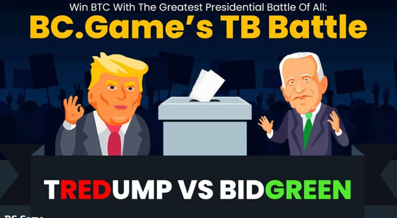 Win BTC with the Greatest Presidential Battle of All: BC.Game’s TB Battle