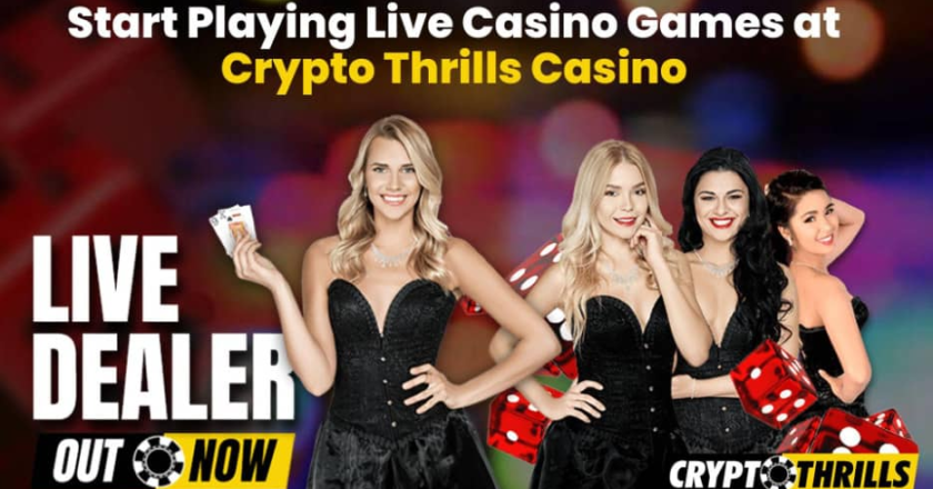 Start Playing Live Casino Games at Crypto Thrills Casino!
