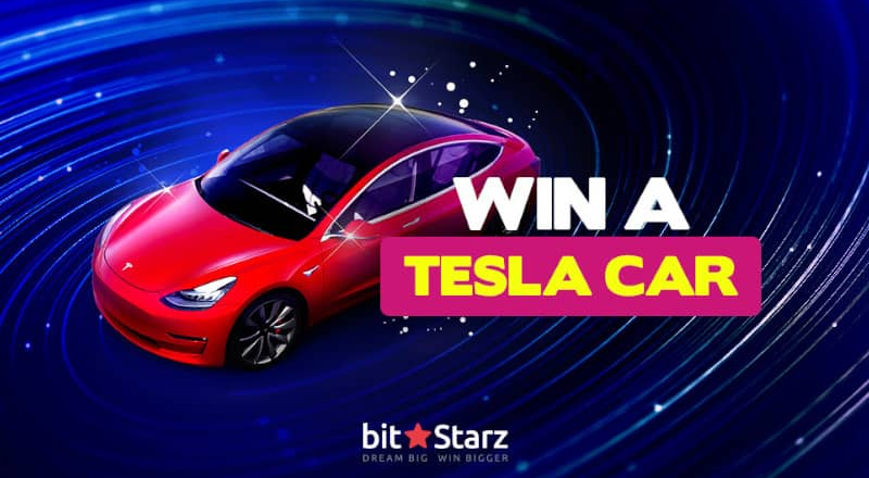 Win a Brand New Tesla with BitStarz Casino