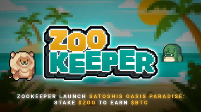 ZooKeeper Launch Satoshi’s Oasis Paradise: Stake $ZOO to Earn $BTC