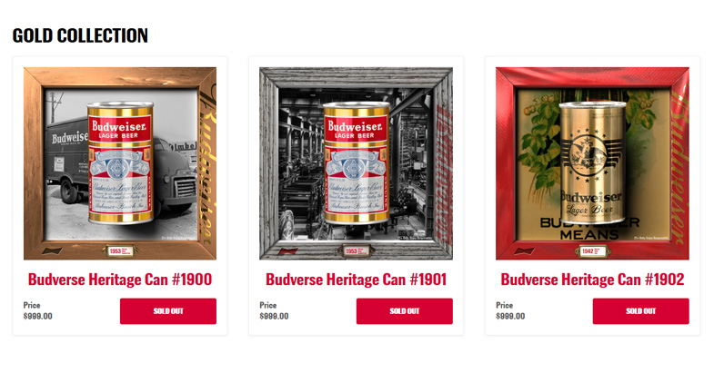 Welcome to the “Budverse” Budweiser Releases its First NFT Collectibles