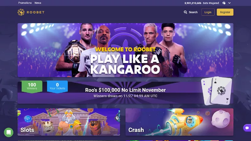 Play for FREE on Roobet Casino with Lootably 