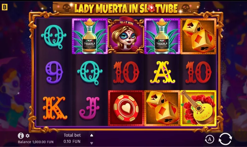 Lady Muerta: A Dia De Los Muertos Celebration at SlotVibe Casino